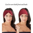thumbnail image 4 of Jesries 10 PCS Women Headbands African Wide Hair Wrap Extra Turban Head Bands for Lady Large Sport Workout Stretch Non-slip Big Hair Bands, 4 of 10