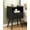 Black, variant on Nightstand,Modern Bedside Table with Storage Drawer and Open Wood Shelf, for Living Room, Bedroom and Small Spaces, Accent Night Stand with Solid Wood Legs, Easy Assembly