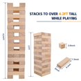 thumbnail image 4 of Giant Tumble Tower Megwoz, madera de 1,3 m, con dados y marcador, 57 unidades, 4 of 8