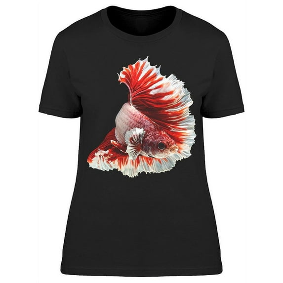 Siam Betta Fish Motion T-Shirt Women -Image by Shutterstock, Female Medium