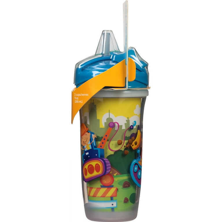 Playtex Baby Sipsters Stage 3 Insulated Straw Sippy Cup, 9 Oz, 2
