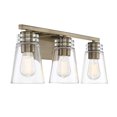 thumbnail image 3 of Brannon 3-Light Bathroom Vanity Light in Noble Brass, 3 of 6