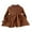 Brown, variant on Baby Toddler Girls Ribbed Knit Sweater Dress 𝐑uffle Long Flared Sleeve Casual Plaid Christmas Playwear Clothes