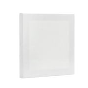Mini Studio Canvas, 100% Cotton Acid Free White Canvas, 4"X4", 1 Piece, Vendor Labelling, Great Chioce for Beginners and Hobbyists of all skill levels.