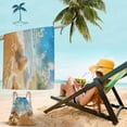 thumbnail image 4 of HengDidi 2-in-1 Beach Towel and Drawstring Bag - Microfiber Digital Print Convertible Towel with Sand-Free Fast-Drying Fabric, Size 140x70cm, Lightweight for Travel Pool Picnic, 4 of 9
