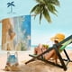 thumbnail image 4 of Mochila de toalla de playa dos en uno | Bolsa de microfibra con cordón y estampado digital | Superabsorbente y de secado rápido | Toalla grande de 70 x 140 cm para playa, piscina y viajes, 4 of 6