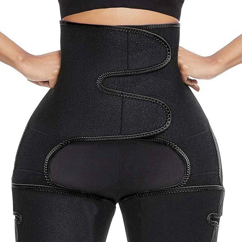 PWFE Women High Waist Thigh Trimmer Neoprene Sweat Shapewear Slimming