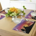 thumbnail image 4 of Ambesonne Fantasy Place Mats Set of 4, Prince Cartoon Castle, Standard Size, Multicolor, 4 of 6