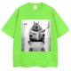 thumbnail image 3 of Camiseta estampada de Capybara para hombre y mujer, ropa de calle informal de gran tamaño, de manga corta, de algodón, a la moda, para baño, primavera y verano, 3 of 5