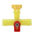 thumbnail image 2 of Chicken Drinker Hanging Cups, Chicken Drinking Cup Adjustable  For Farm Three-Way Steel Ball Drinker, 2 of 8
