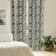 thumbnail image 2 of Ambesonne Travel Window Curtains, Vintage Adventure Art, Each 28" W x 95" L, Dusk and Charcoal Grey, 2 of 4