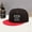 Black And Red, variant on Retro Fishing Themed Print Unisex Flat Brim Hip Hop Hat Adjustable Outdoor Sports Street Fashion Baseball Cap, 1 Pack