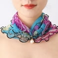 thumbnail image 2 of Fesfesfes Women's Sun Proof Thin Spring Summer Silk Scarf Headband Cervical Vertebra Neck Scarf,,Second Piece Free Shipping, 2 of 2