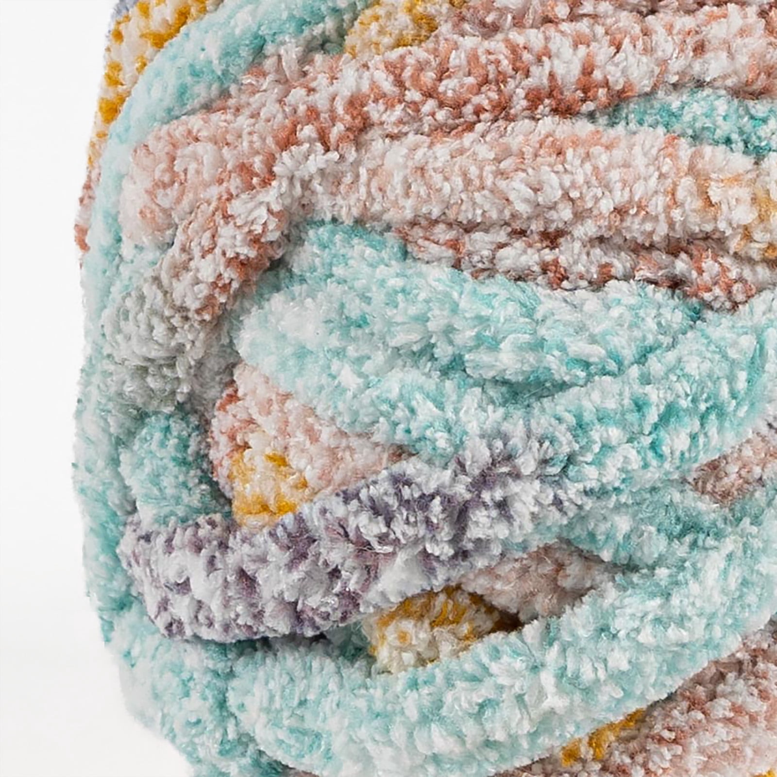 Crafted by Catherine Rainbow Multi Chunky Heather Super Bulky Yarn, 49 yards, 7oz/200g (2 Pack)