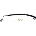 thumbnail image 2 of KarParts360 For Mazda B3000 2000-2008 Brake Hose | EPDM Rubber | Black | Flexible Hose | Stamped Steel Bracket | 16.38 Inches Axis 1 Length | With Bracket | Replacement For 1F00-43-980, 1F70-43-980, 2 of 6