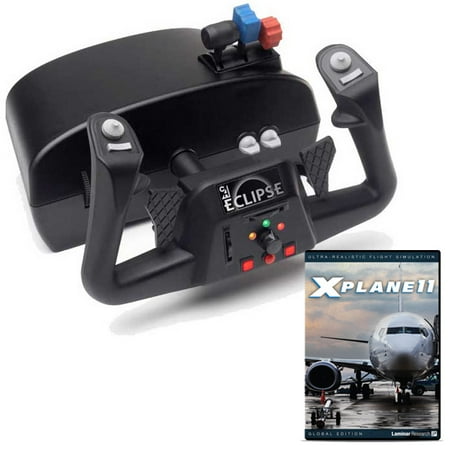 CH Products Eclipse Yoke and X-Plane 11 DVD Bundle