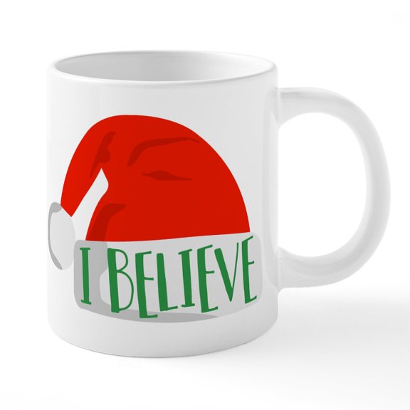 CafePress - I Believe - 20 Oz White Ceramic Mega Mug