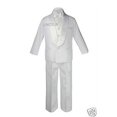 thumbnail image 3 of Infant Toddler Kid Teen Boy Wedding White Shawl Lapel Formal Tuxedo Suit sz S-20, 3 of 6