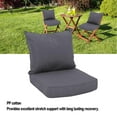 thumbnail image 4 of Outdoor Deep  Set, Deep  Bottom and Back Cushion for Patio Furniture, Outdoor Chair Cushions with Removable Cover for Patio Furniture, Rattan Sofas, Wooden Chairs, 4 of 7