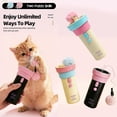 thumbnail image 3 of SharkTRUE Electric Cat Wand Toy with Telescopic Rope, Interactive Cat Toys for Indoor Cats, Fuzzy Ball Launchers Funny Cats Enrichment Toys, for Bored Kittens Adult Multi Pet Households, 3 of 10