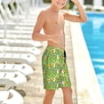 thumbnail image 6 of Cauagu Cartoon Duck Print Swim Trunks for Men,Youth Boys Swim Shorts Compression Liner Beach Shorts Boys' Swimming Shorts 7-20 Years Bathing Suit-X-Large, 6 of 7