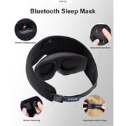 Sleep Mask with Bluetooth 5.4 Headphones – FACEMOON 3D Blackout Eye Cover, Zero Eye Pressure