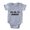 Heather Grey, variant on CafePress - FIN Kiss Me Crunchy - Cute Infant Baby Football Bodysuit