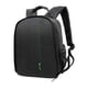 thumbnail image 3 of Estuche de viaje para mochila para cámara Slr con correas para los hombros para uso diario resistente Verde negro, 3 of 10