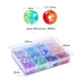 thumbnail image 3 of 360pcs 12 colors Spray Painted Glass Beads Strands Round Two Tone Mixed color 8mm Hole: 1.3~1.6mm about 30pcs/color 1box, 3 of 6