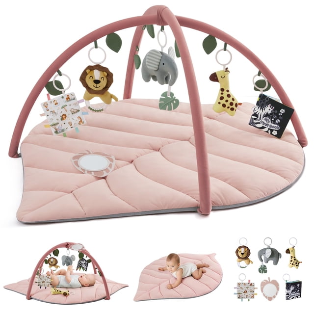 Agenda Baby Play Gym Blissful de cristal rosa con 6 juguetes