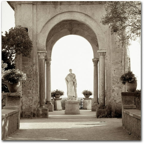Trademark Fine Art "Giardini Italiano VIII" Canvas Art by Alan Blaustein