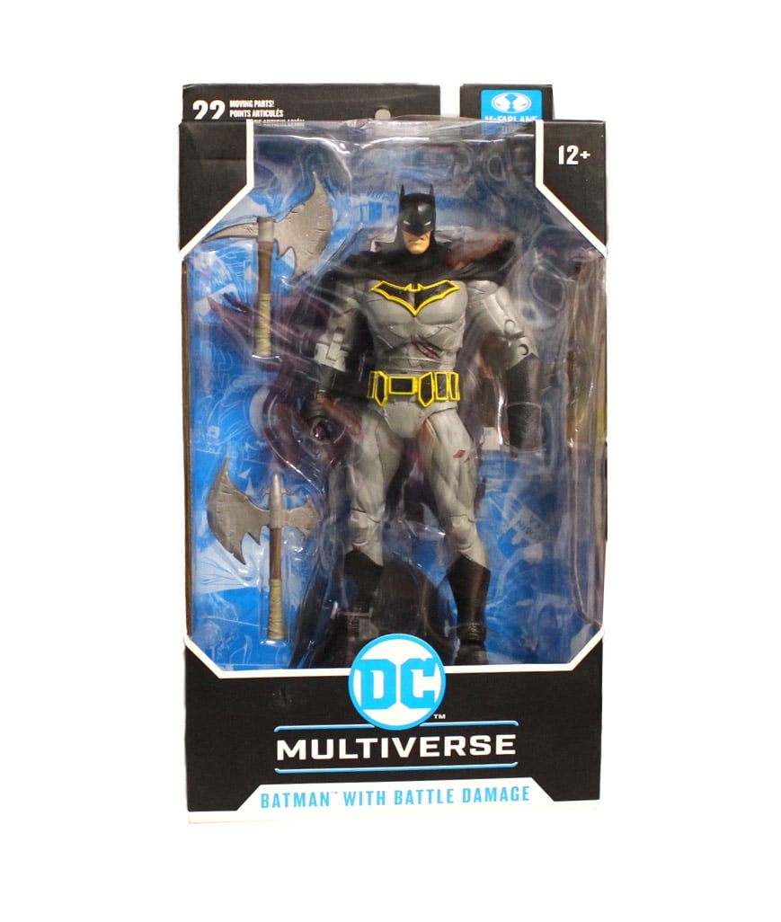 Action Figure DC Multiverso McFarlane - Batman (Speeding Bullets) 18 Cm, Multicolore, Super Articolata Con Base E Accessori