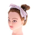thumbnail image 3 of 6Pcs Women Sweet Bowknot Wide Hairband Headband Solid Accessories Colcomx Diadema Hairband Mujeres, 3 of 8
