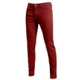 thumbnail image 2 of J. METHOD Men's Skinny Jeans Stretch Slim Fit Classic Basic Solid Casual Colored Denim Pants, 2 of 5