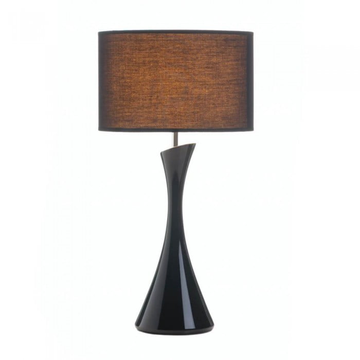 SLEEK MODERN BLACK TABLE LAMP