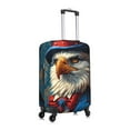 thumbnail image 3 of Fotbe Surreal Bald Eagle Gentleman Luggage Cover Protector,Suitcase Protector,Scratch and Dirt Resistant,Fits 18-32 Inch Luggage-Medium, 3 of 9