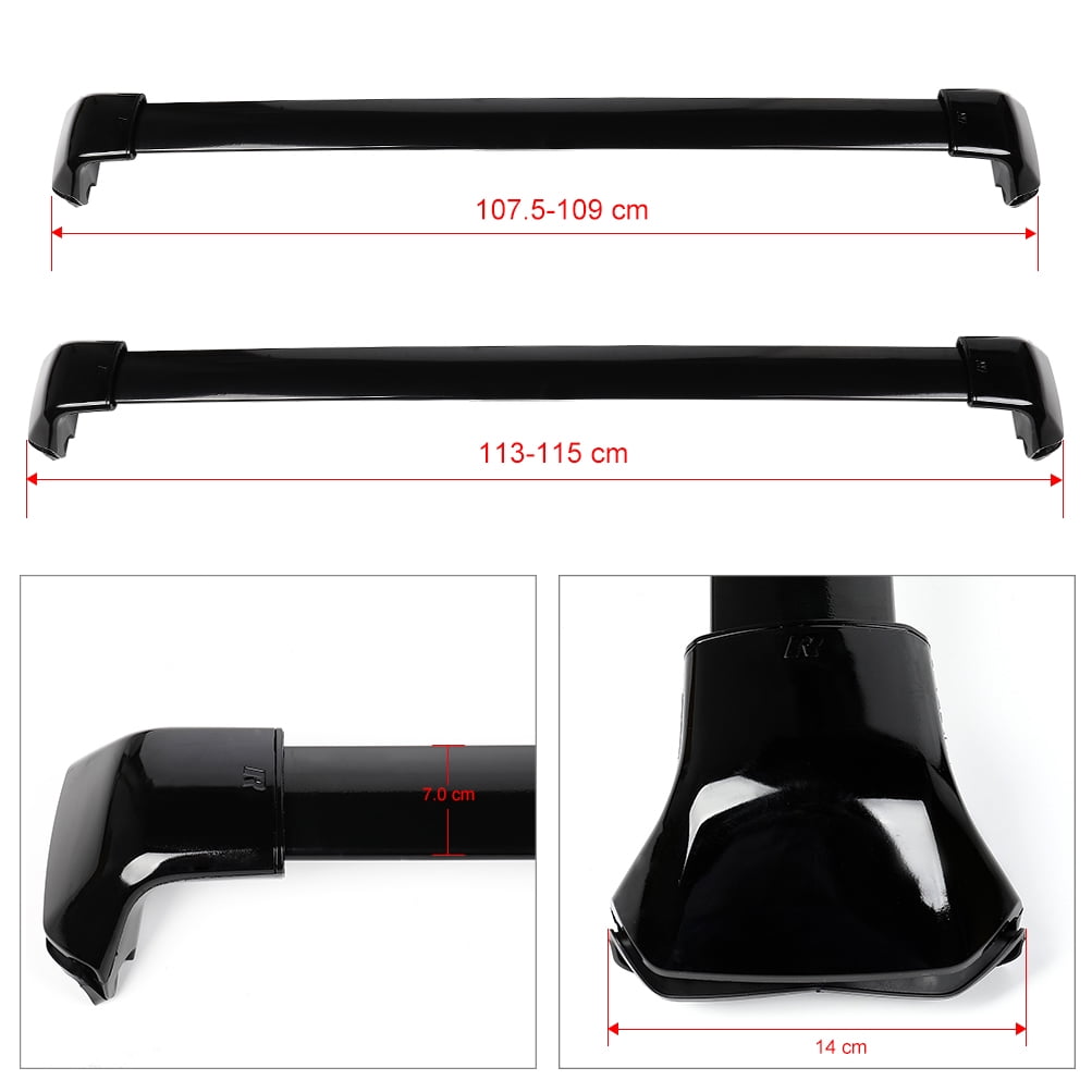 ECCPP US Roof Rack Rail Cross Bar for 2013 2014 2015 2016 Honda CRV CR-V Aluminium Baggage