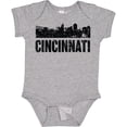 thumbnail image 3 of Inktastic Cincinnati Skyline Grunge Boys or Girls Baby Bodysuit, 3 of 5