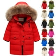 thumbnail image 4 of PINQI Kids Winter Waterproof Parka Coats Kids Padded Quilted Puffer Jackets Boys Girls Insulated Snow Ski down Outwear, 4 of 4