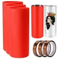 thumbnail image 3 of 3 Pcs Silicone Wrap for Sublimation Skinny Tumblers 20Oz Reusable Mug Clamp Full Tumbler Blank, 3 of 5