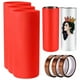 thumbnail image 1 of Envoltura de Silicona para Vasos Delgados de SublimacióN, 3 Uds., Abrazadera de de Envoltura de Silicona Reutilizable de 20Oz para Vaso de Envoltura en Blanco, 1 of 5