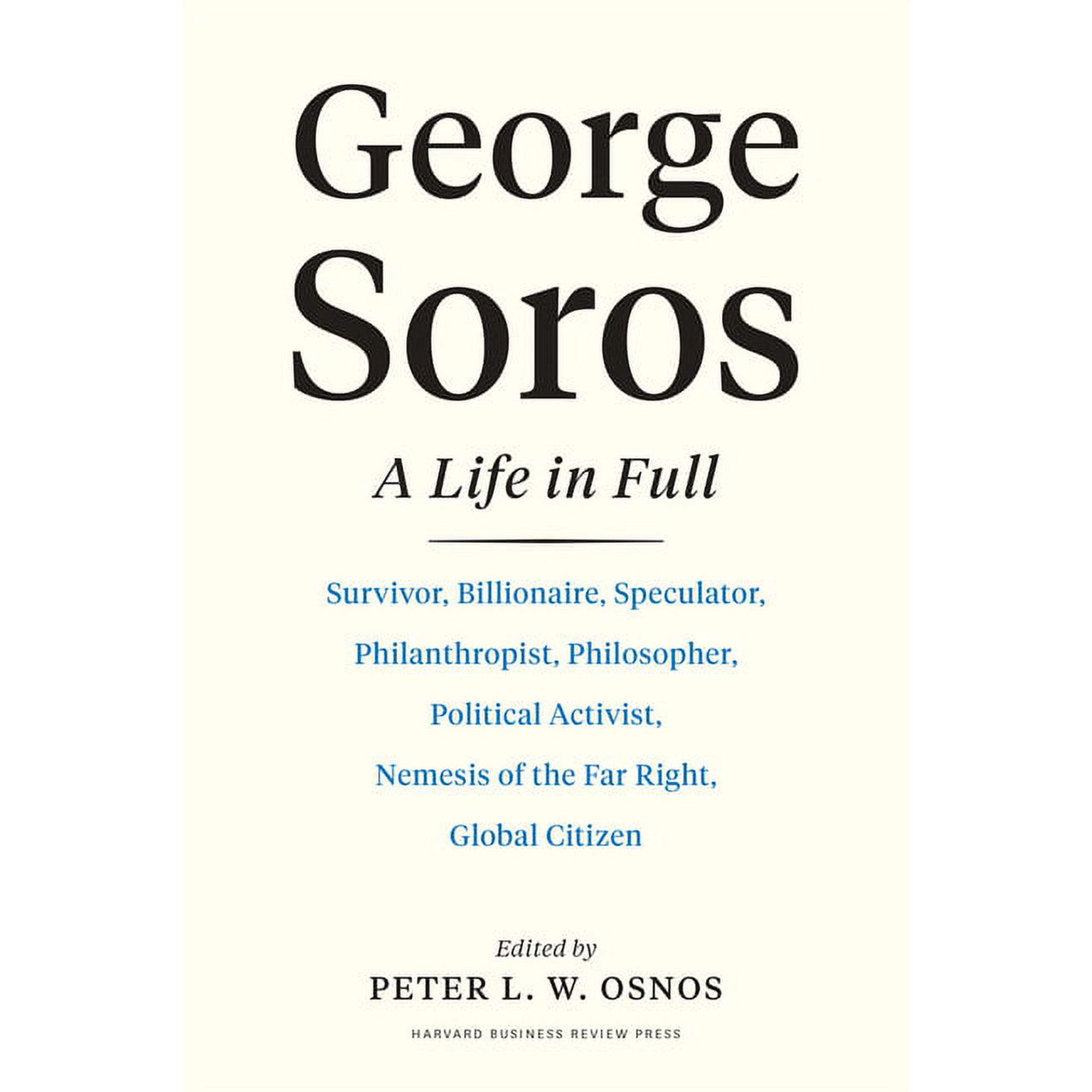George Soros: A Life in Full (Hardcover)