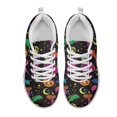 thumbnail image 2 of chaqlin Halloween Bat Pumpkin Sneakers for Women Men Size 6 Breathable Mesh Walking Shoes Casual Lace Up Running Shoes Holiday Party Footwear with Non-slip Sole, 2 of 7