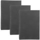 thumbnail image 2 of Spiral Notebook 3Pcs Black Paper School Supplies for College Students Notepad for Daily Use, 2 of 4