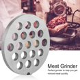 thumbnail image 4 of Meat Grinder Crusher Mincer Plate For Carbon Steel Silver Accessory Kitchen Tool Meat Grinder Crusher Mincer Plate Disc Meat Grinder Plate Accessory Meat Mincer Grinder, 4 of 7