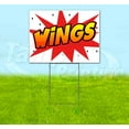 thumbnail image 1 of Wbg Wings (18" x 24") Yard Sign, Includes Metal Step Stake, 1 of 6