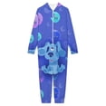 thumbnail image 3 of Blue'S Clues Kids Hooded Jumpsuit Union Suit Onesie One Piece Blanket for Boys Girls, 3 of 7