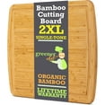 thumbnail image 2 of Greener Chef Oversized Bamboo Cutting Board with Deep Juice Grooves, Single Tone, 2XL, 24”, 2 of 7