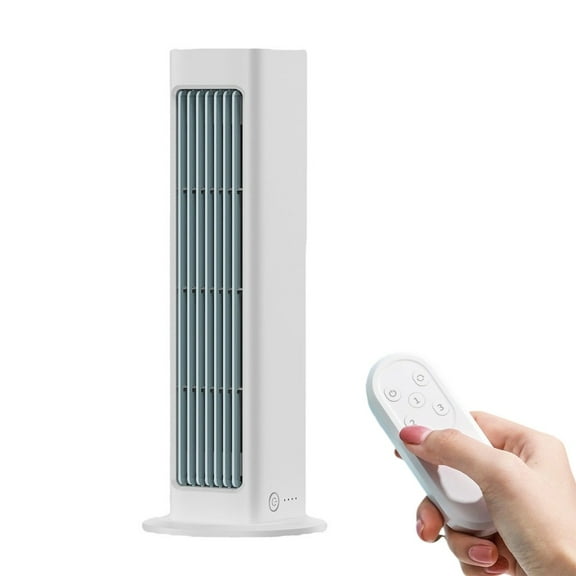 Air Conditioner Fan Bladeless Tower Fan with Remote Control Airflow for Home