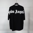 thumbnail image 1 of Palm Angels 22ss Lettre Logo Manches Courtes Col Rond Hommes Femmes, 1 of 3